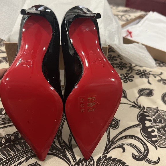 Christian Louboutin Black Patent Pigalle Follies - Picture 3 of 4